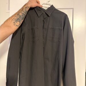 Eddie Bauer Dark Gray Men's Shirt